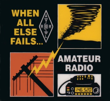 ARRL 'When All Else Fails' — Amateur Radio graphic